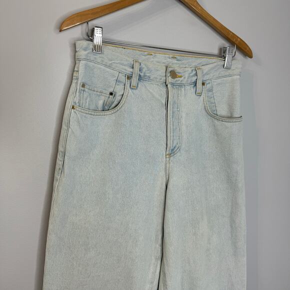 GOLDSIGN The Low Slung 90's Crop Jean High Rise Nichols Light Blue Sz. 26 - Picture 3 of 11